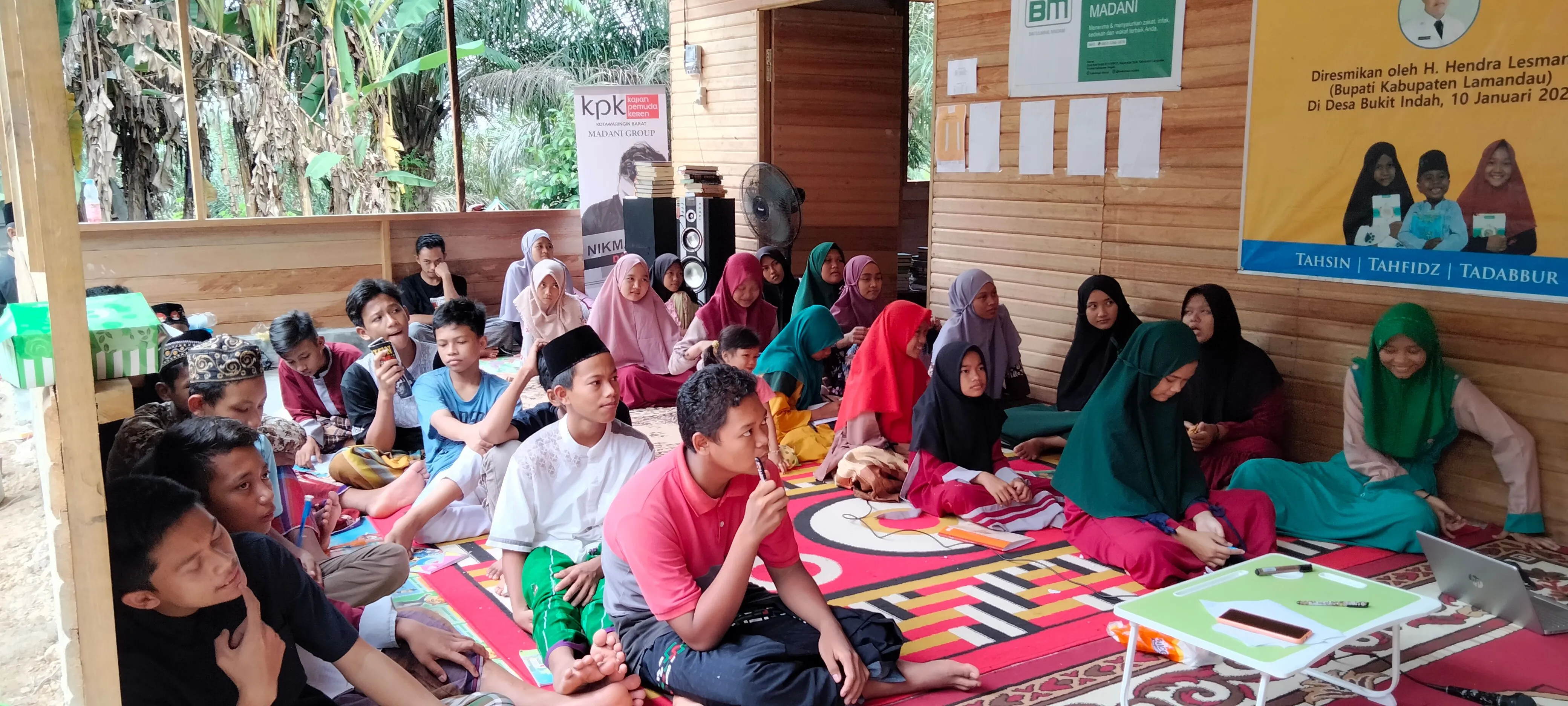 Pemuda Desa Bukit Indah Ikuti Camping Quran